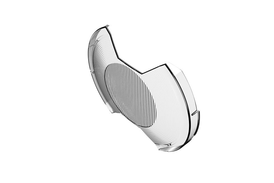 KC HiLiTES SlimLite 8in LED Light Shield, SAE Driving - Clear