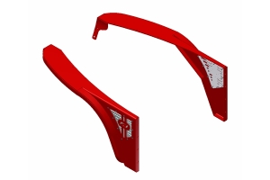 Motobilt 2in Front Flat Fenders - No Inner Fenders - TJ