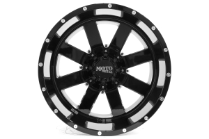 Moto Metal Wheels MO962 Series Wheel, Gloss Black With Milled Accents 20x12 8x6.5