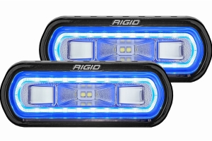 Rigid Industries SR-L Series Off-Road Spreader Lights, Blue Halo - Pair 