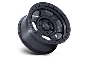 Black Rhino Trooper Wheel, 17x8.5 5x5 -10mm - Matte Black - JT/JL/JK