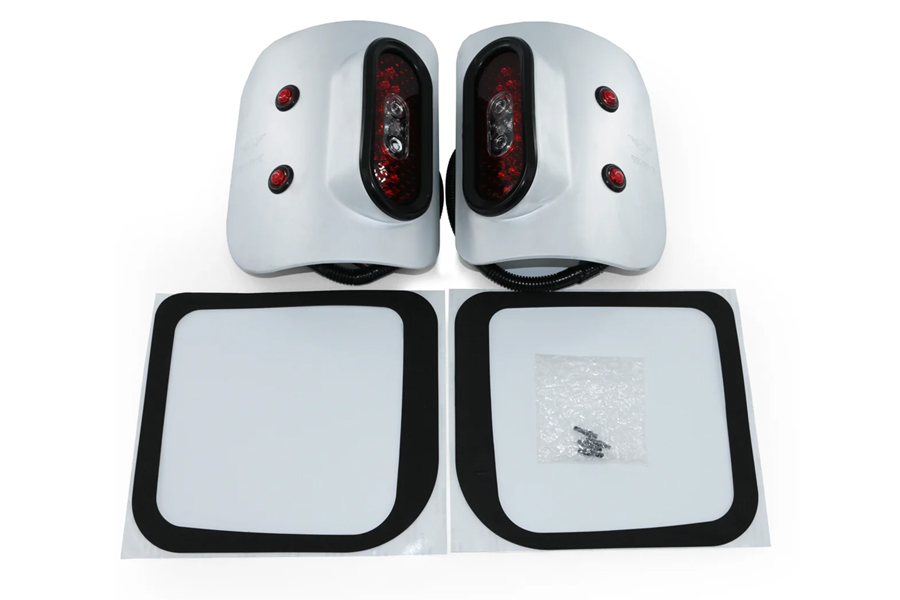 Combat Off Road Tail Gunner LED Tail Lights - Raw - JT