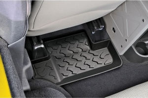 Bestop Rear Floor Liners - Black - JK 2Dr 07-10