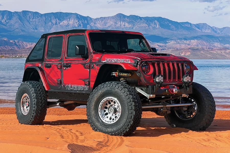 Baja Built Lite Brite Outlaw Forged Beadlock Wheel, 17x9 5x5 -38mm - Machined - JL/JT/JK