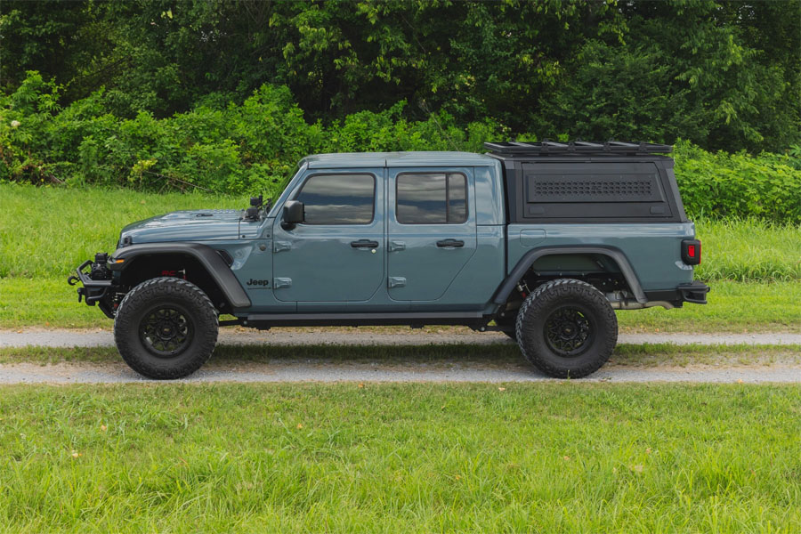 Rough Country Bed Cap Roof Rack - Aluminum - JT