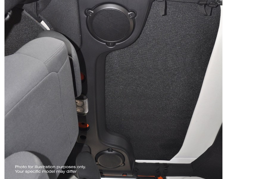 DEI Complete Headliner Kit, Black Original Finish  - JK 2dr 11-18