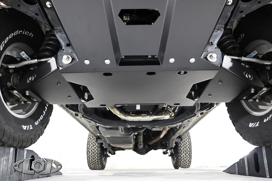 LOD Black Ops Front A-Arm Skid Plates, Pair - Bare Steel - Bronco 2021+