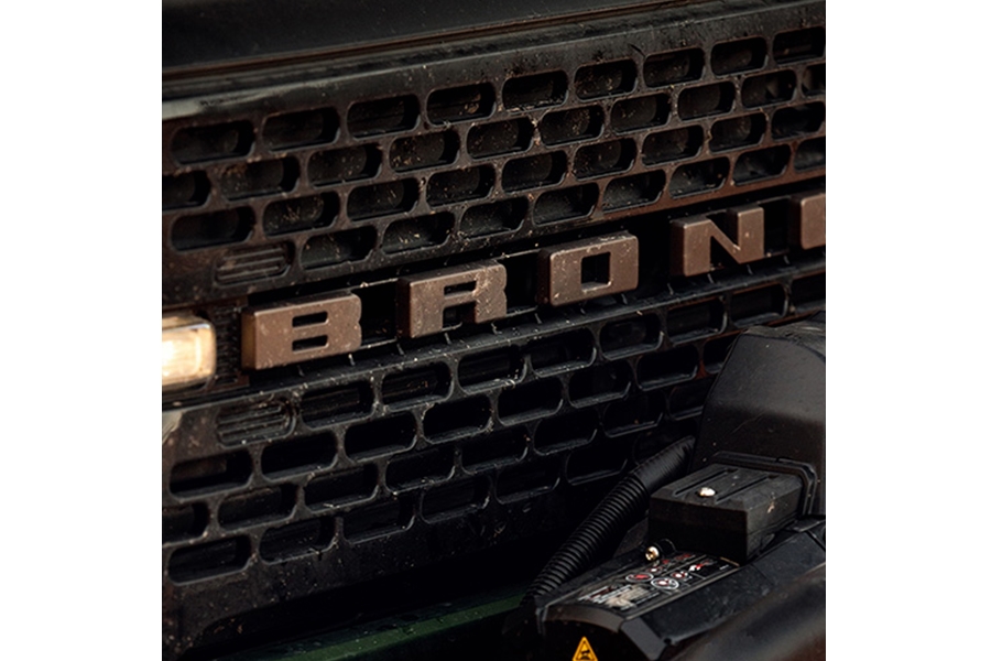 Ford Performance Parts Grille Lettering Overlay Kit - Bronze - Bronco 2021+