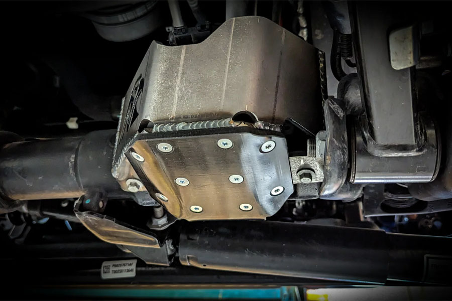 Next Venture Motorsports Front Axle Disconnect Skid w/ UHMW - Bare - JL/JT