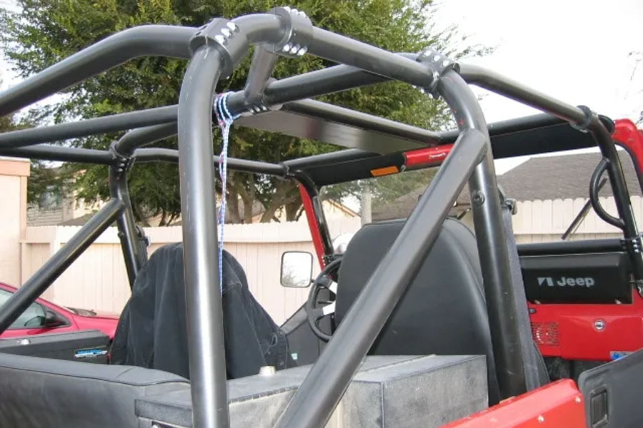 Rock Hard 4x4 Bolt-In Ultimate Sport Cage - Bare - CJ7