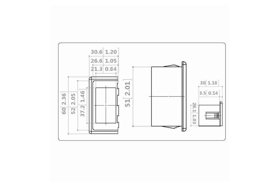 Bulldog Winch Switch Mounting Panel - End 