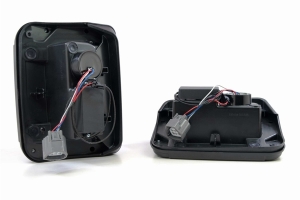 Morimoto XB LED Tail Light Set, Carbon - JK