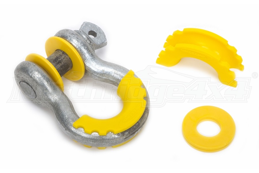 Daystar D-Ring Isolators with Washers, Yellow