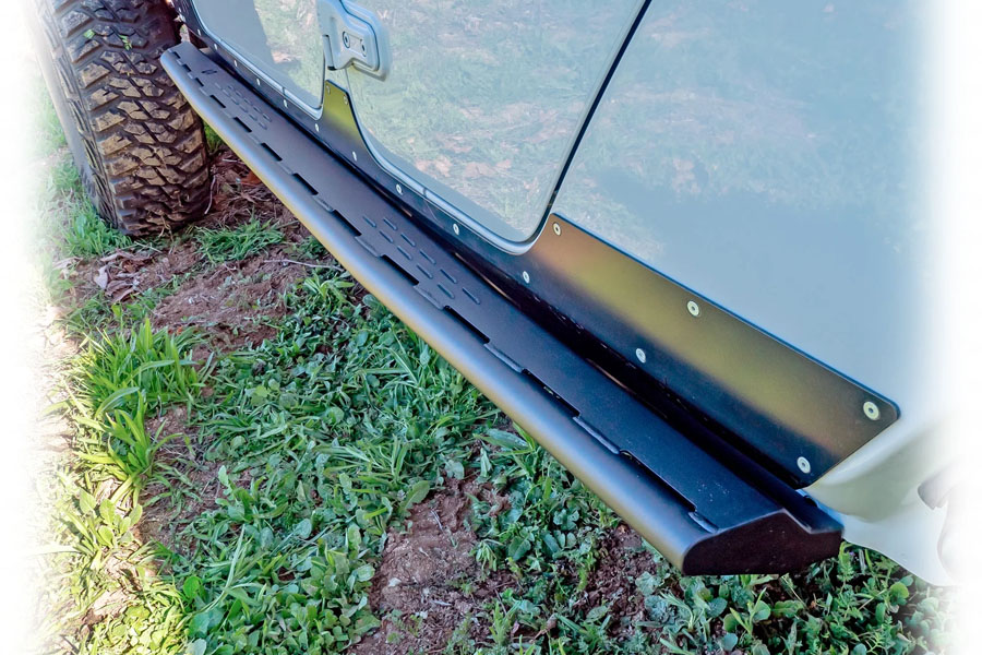 Turn Offroad Rock Slider Steps w/ Frame Mount System - JT 