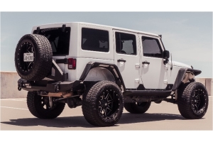 Road Armor Stealth Mid-Width Rear Bumper  - Texture Black - JK 