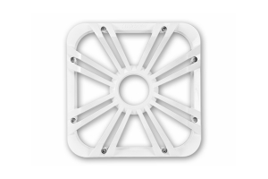 Kicker 10in Square White LED Grille 