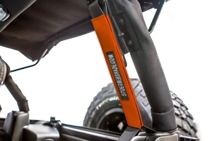 SpiderWebShade Seatbelt Silencers - Orange - JK 4Dr