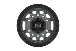 Black Rhino Avenger Beadlock Wheel, 17x8.5 5x5 - Battleship Gray - JT/JL/JK