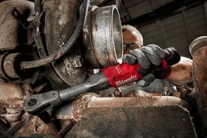 Milwaukee Tool M12 Fuel 3/8in Right Angle Impact Wrench w/ Friction Ring (Bare Tool)