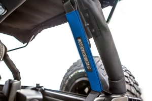 SpiderWebShade Seatbelt Silencers - Blue - JK 4Dr