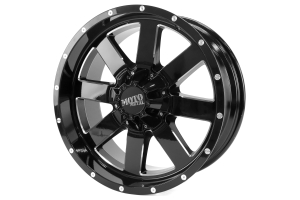 Moto Metal Wheels MO962 Series Wheel, Gloss Black /w Milled Accents 20x9 8x6.5