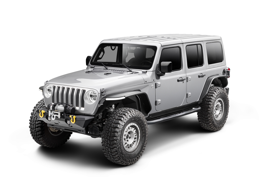 Rugged Ridge Metal Max Front Fender Flares - JT/JL