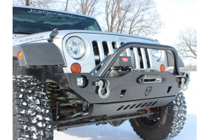 JCR Offroad Crusader Mid Width Front Winch Bumper Bare