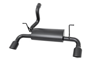 Rough Country Dual Outlet Performance Exhaust System - Black  - JL 2.0L/3.6L