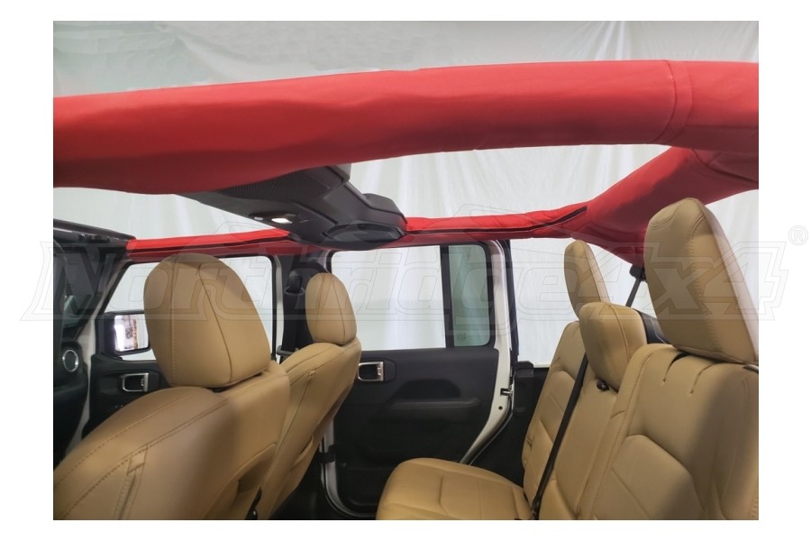 Dirty Dog 4x4 Roll Bar Cover Red Jeep Unlimited Rubicon 20182024