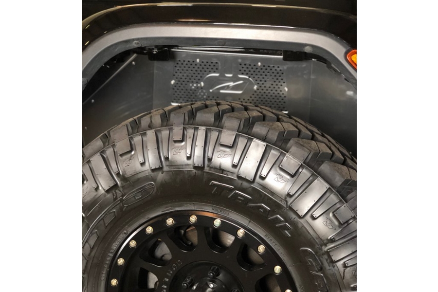 Motobilt Front Inner Fenders - Bare Aluminum  - JT/JL 