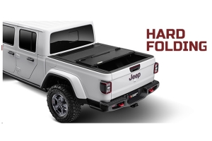 Rugged Ridge Armis Hard Folding Tonneau Bed Cover w/ LINE-X    - JT