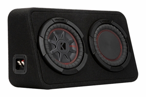 Kicker 8in CompRT 2 Ohm Subwoofer Enclosure 