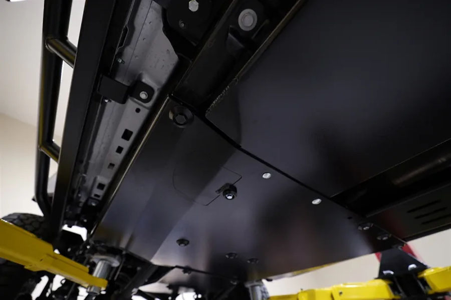 Rock Hard 4x4 Aluminum Complete Bellypan Skid Plate System w/ Dual Crossmembers - JT Diesel