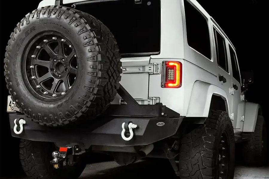 Oracle V2 Flush Mount LED Tail Lights  - Standard Red - JK