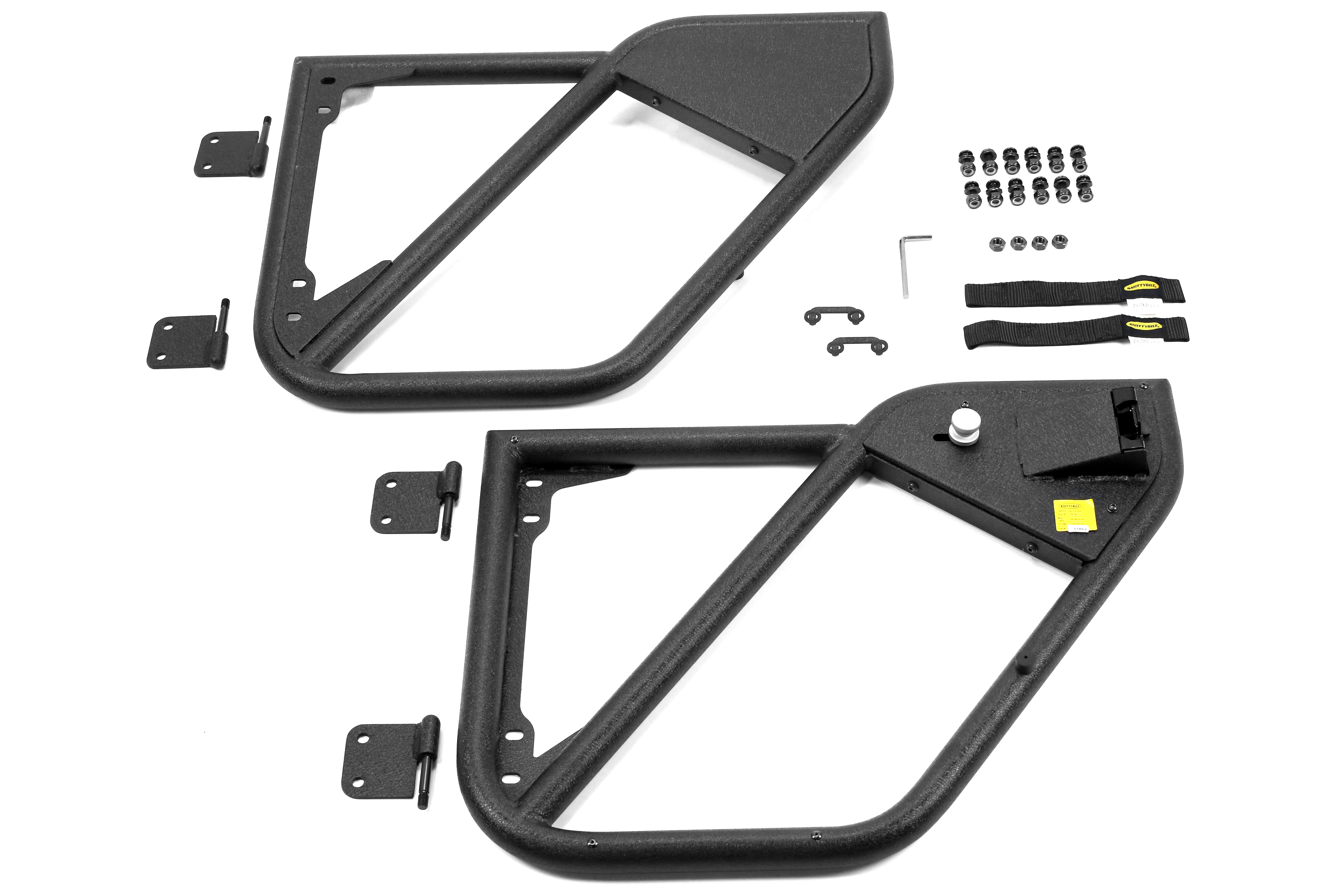 Smittybilt SRC Tubular Doors Rear Black - JK
