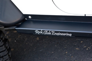 Rock-Slide Engineering Aluminum Rock Sliders Textured Black