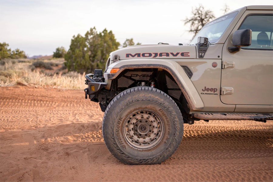 DV8 Offroad Front Inner Fenders - Black - JT/JL 2018-23