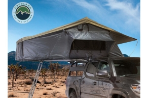 Overland Vehicle Systems Nomadic 3 Extended Roof Top Tent w/ Annex - Dark Gray 