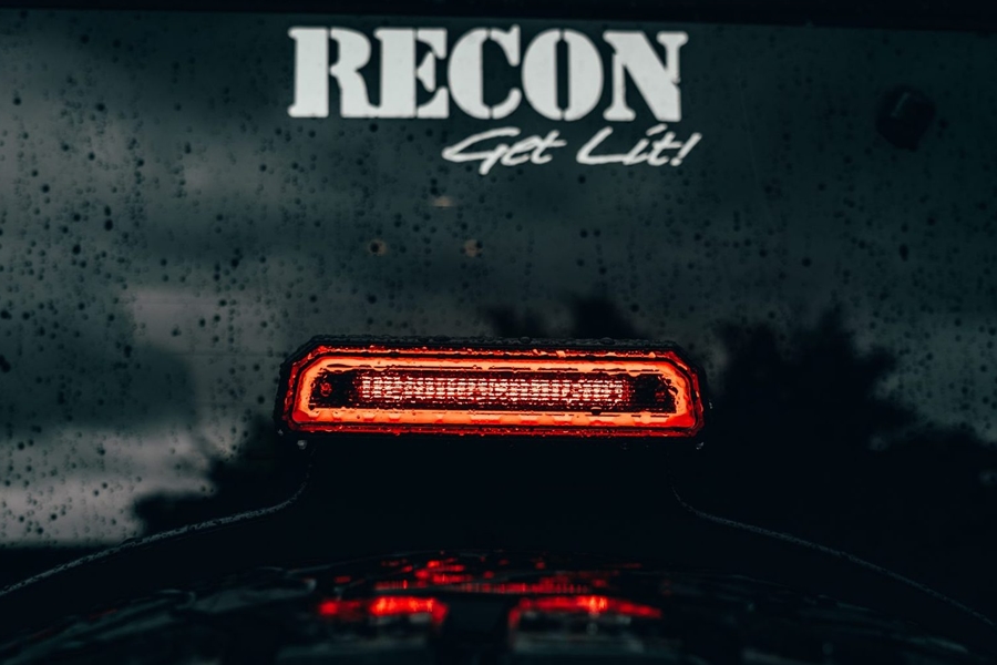 RECON Ultra High 3rd Brake Light Kit - Clear - JL