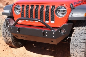 Rock Hard 4x4 Patriot Series Mid Width Front Bumper, Aluminum  - JT/JL