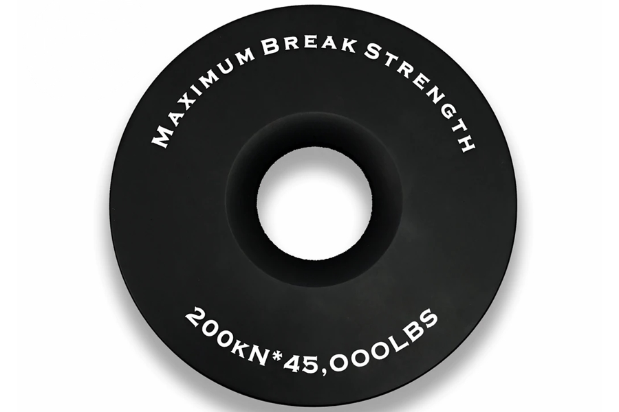 Overland Vehicle Systems Recovery Ring 6.25in, Black - 45,000lb Break Strength