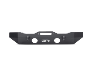 Body Armor Mid-Stubby Front Bumper - Black - JT/JL