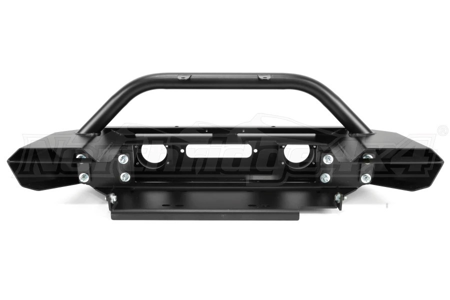 LOD Offroad Signature Series Shorty Front Bumper w/Bull Bar Black - JK