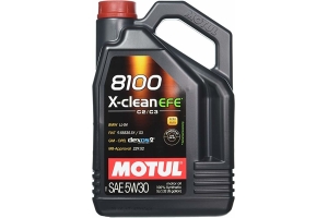 Motul 8100 X-Clean EFE 5W-30 Synthetic Oil, 5-Liter, 1 Pack