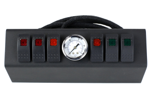 sPOD 6-Switch Panel w/ Air Gauge and Source System - JK