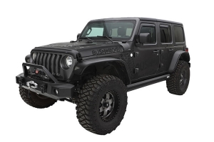 Bushwacker Front Flat-Style Fender Flares - 2PC - JL Sport/Sahara