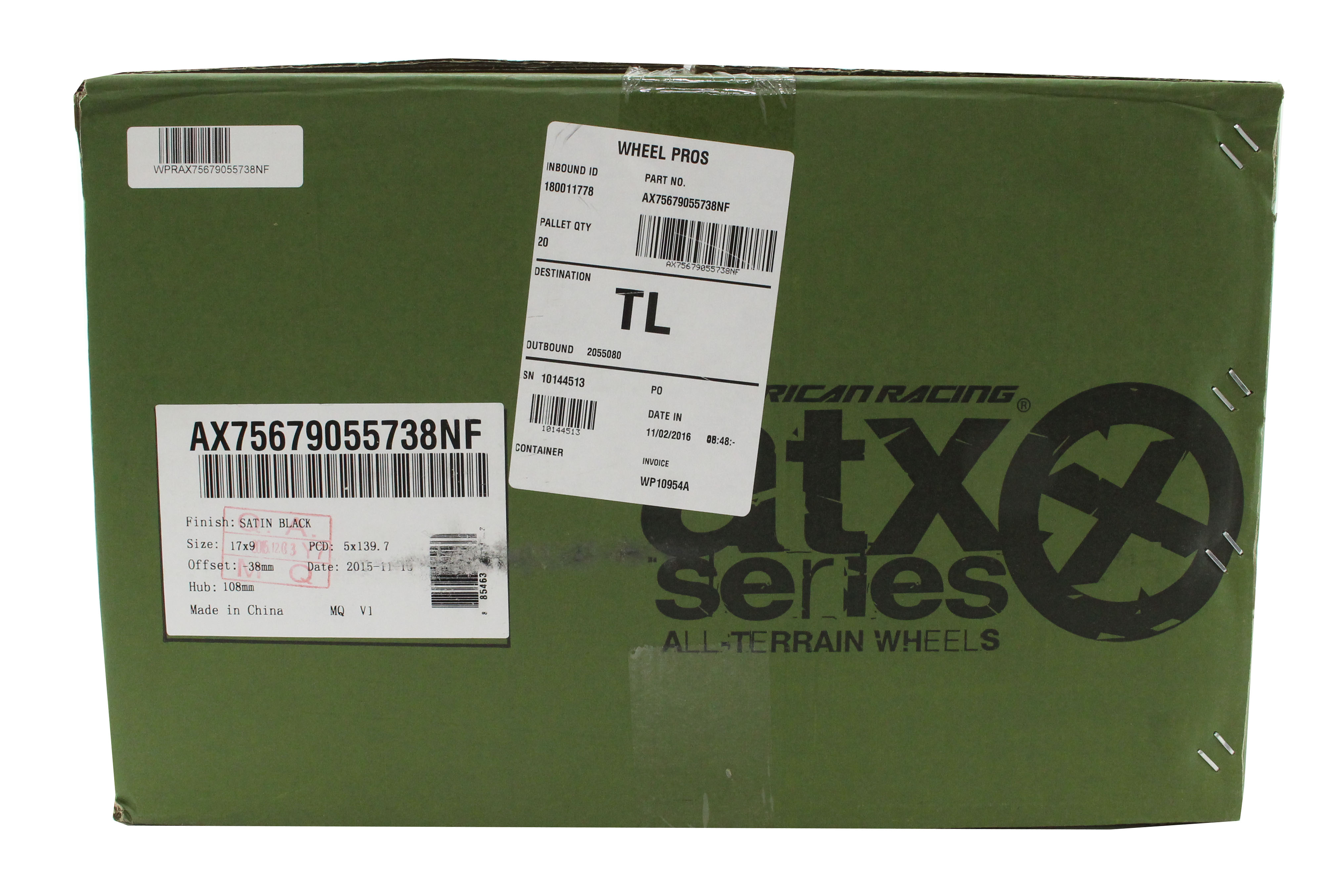 ATX Wheels Slab Beadlock Wheel Satin Black 17x9