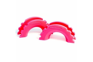 Daystar D-Ring/Shackle Isolators - Fluorescent Pink, Pair