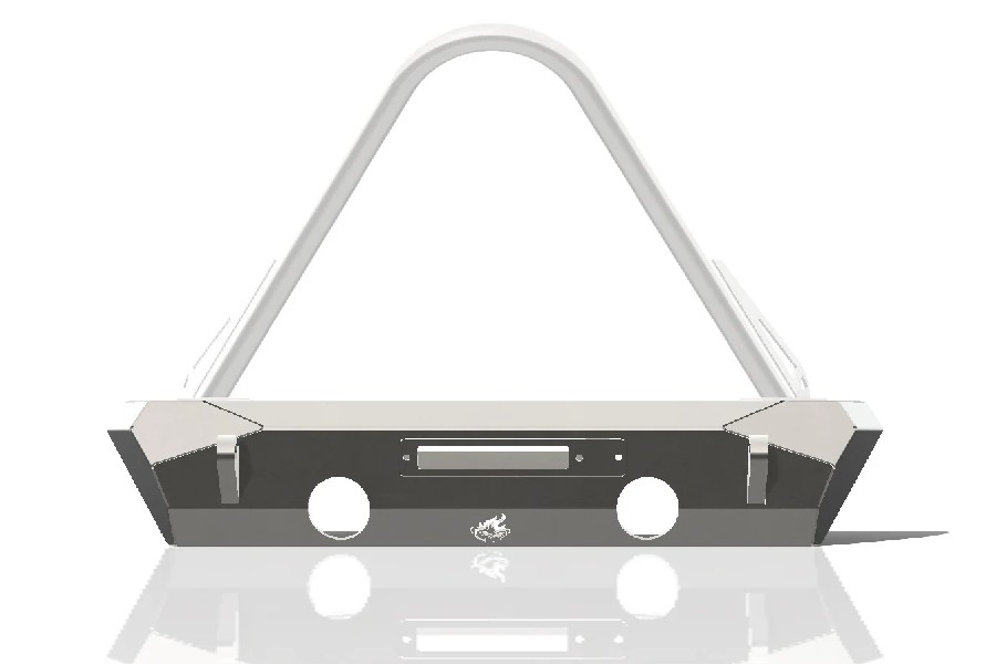Crawltek Pyro Stubby Front Bumper - Steel - JL/JT