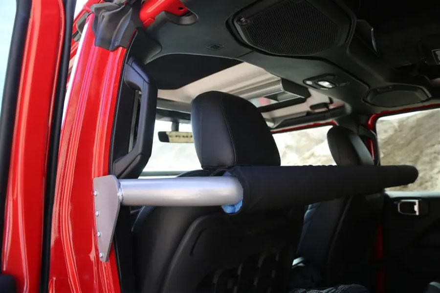 Rock Hard 4x4 Front Seat Harness Bar - JT/JL 4DR